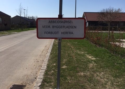 Tung trafik – opførsel af nye rækkehuse